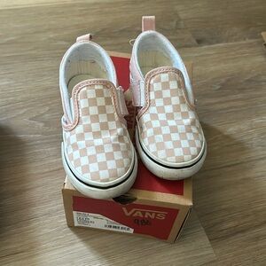 Toddler slip on Vans